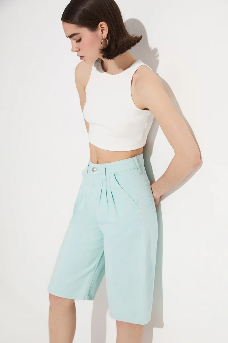 جون Bermuda Denim Shorts