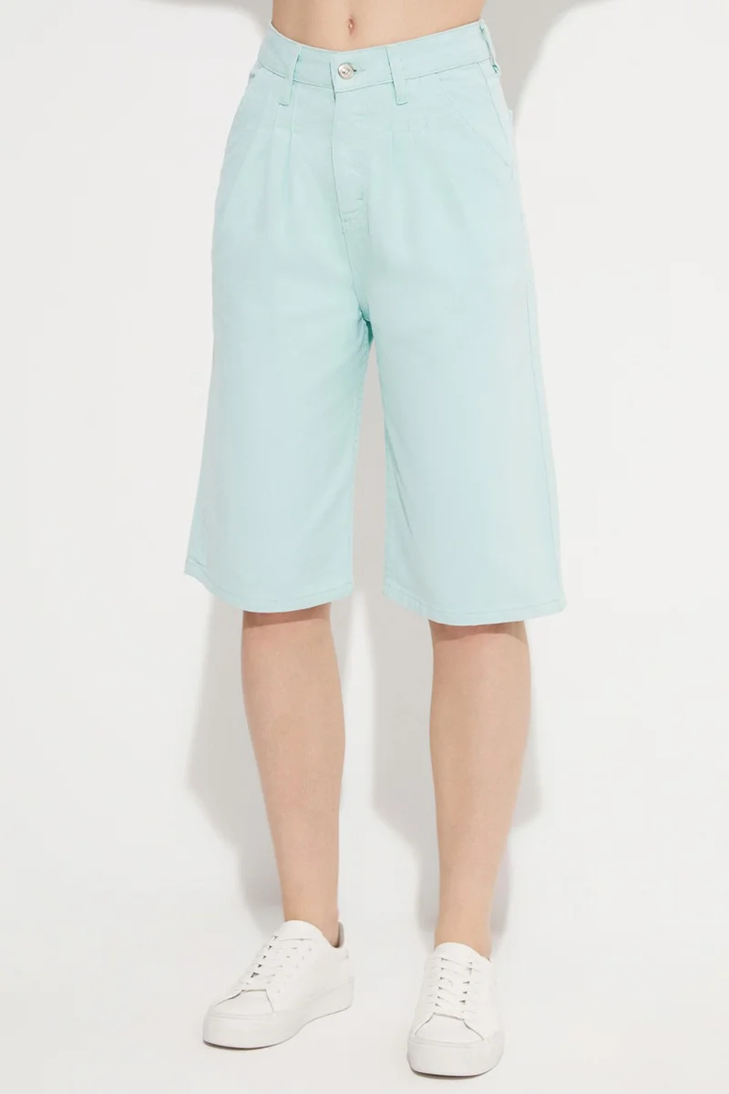 جون Bermuda Denim Shorts