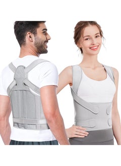 Generic Back Brace Posture Corrector for Men & Women: Shoulder Straightener Adjustable Full Back Support Pain Relief - Scoliosis Hunchback Spine Corrector  - Image 1
