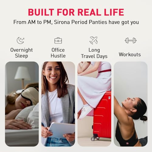 Sirona Disposable Period Panty for Girls & Women | L-XL | Pack of 10 | 360° Coverage for Stress Free Periods | Leakage Protection for Heavy Flow | Rash Free | Super Absorbent with Comfortable Fit - Image 3