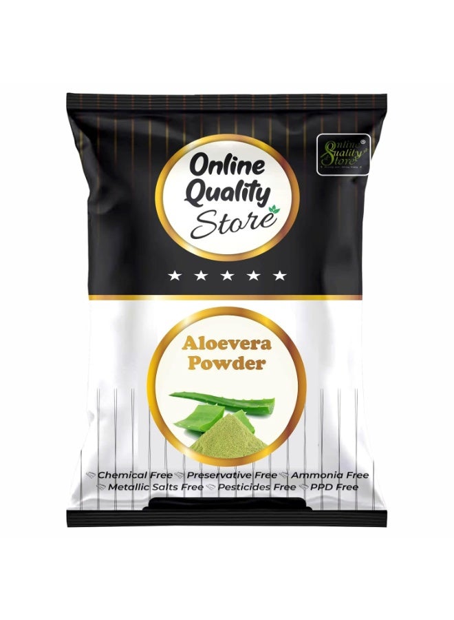 Online Quality Store Herbal Powder Combo (Aloe Vera)-100g |aloe vera powder for hair face |hair straightener |natural hair pack powder - Image 1