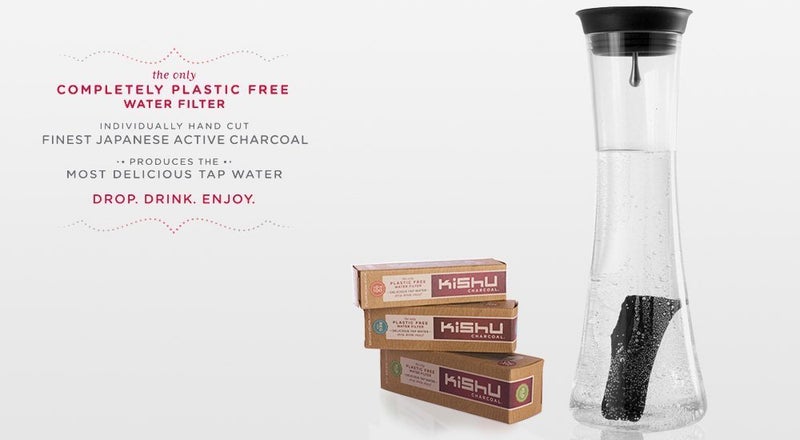 Kishu Charcoal Authentic Kishu Charcoal â€“ To Go for Water Bottles. The Only Authentic, Certified & Tested Charcoal Water Purifier. Made by Japanese artisans. Absorbs toxins in tap water. - Image 2