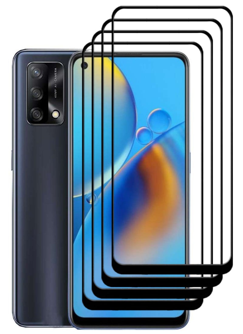 ACLIX 4 Pieces Antistatic ESD Dustproof Premium Quality High Definition Tempered Glass Screen Protector Designed For Oppo A74 - Image 1