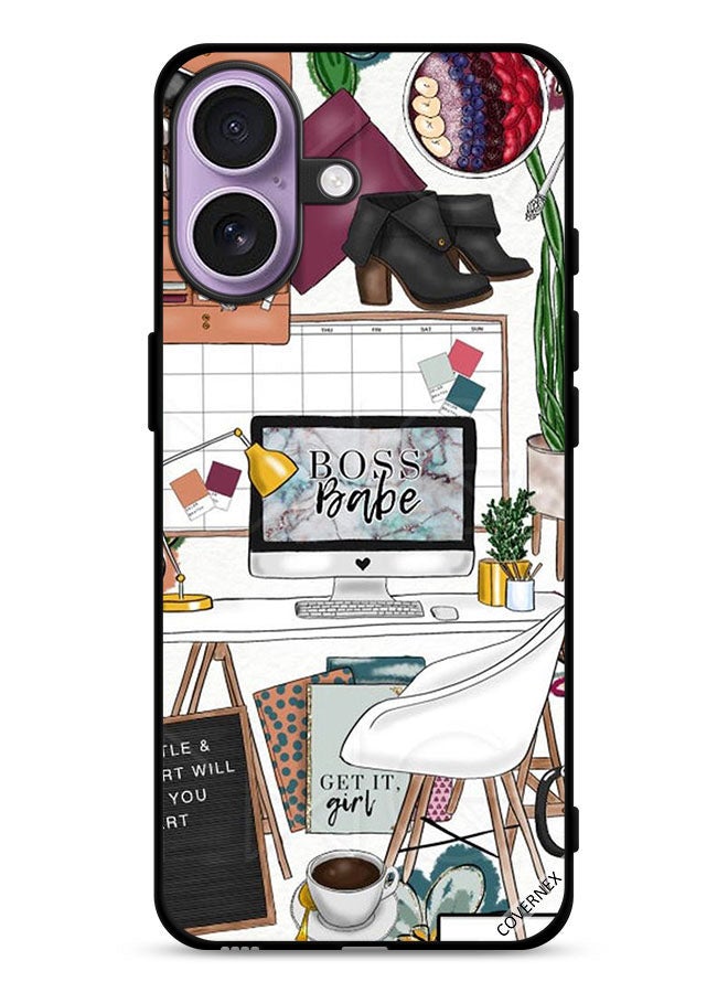 Covernex Apple iPhone 17 Protective Case Cover Boss Babe Art Clip - Image 1