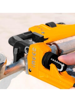 INGCO INGCO 14-inch Heavy Duty Pipe Wrench, Adjustable Plumbing Wrench, Drop Forged HPW0814  - Image 3