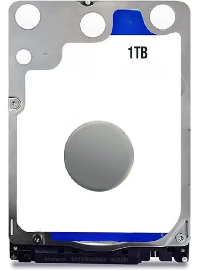 1TB 2.5" Mobile Hard Drive – 5400RPM SATA 6.0Gb/s with 128MB Cache – Reliable & High Capacity Storage