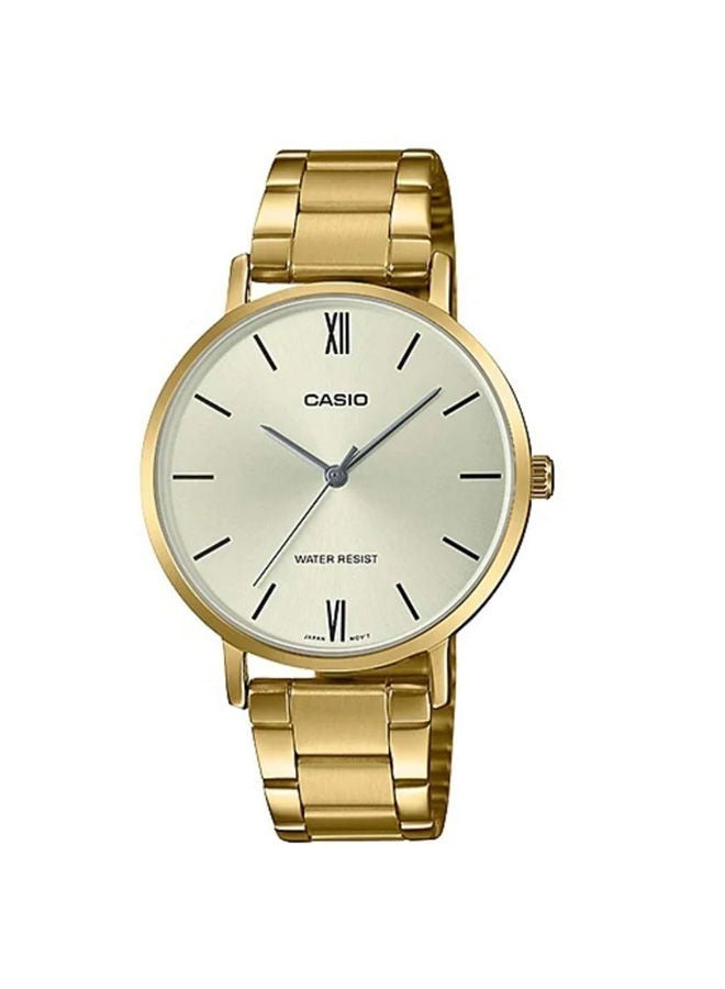 كاسيو ساعة يد من الاستانلس ستيل بعقارب LTP-VT01G-9BUDF - Image 1