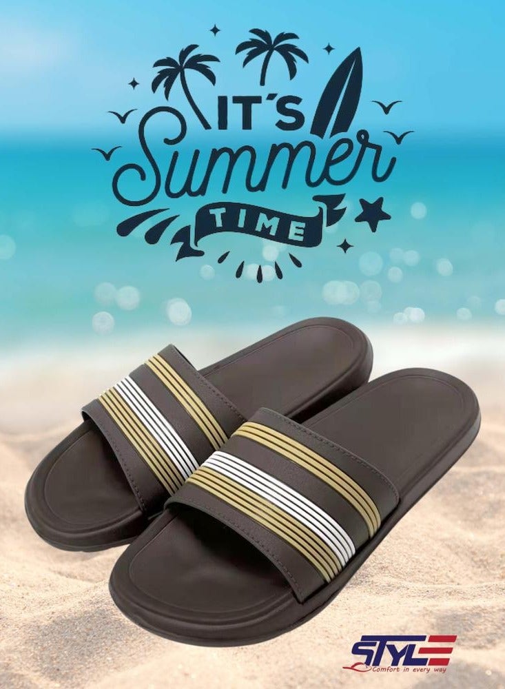 Style Men's Slippers For Outdoor Indoor And Beach - Image 1