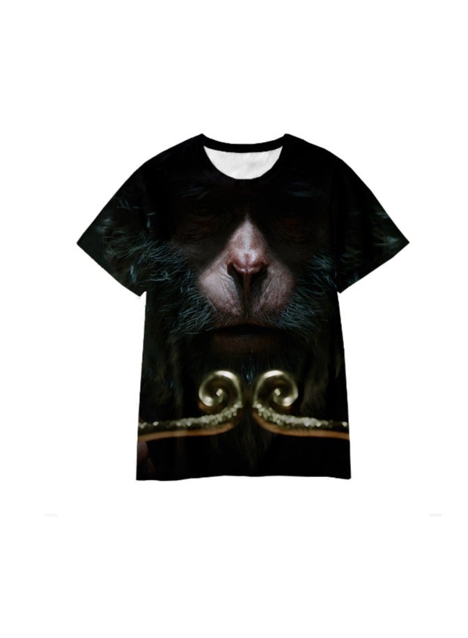 Black Myth Wukong Game Quick Drying Short Sleeved T-shirt for Men And Women 
