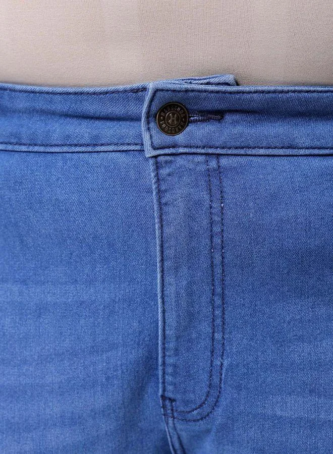 HARDSODA  Men Plus Size Bootcut Solid Mid-Rise Stretchable Jeans for Men | Best Price UAE