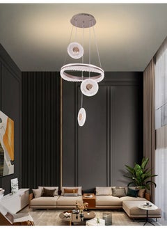 Best Power Modern LED Chandelier 6138 – 3 Pendant Lamps, 3 Lighting Levels, Adjustable Length (90 cm), 60W – Elegant Ceiling Light for Living Room, Dining Room, or Bedroom  - Image 2