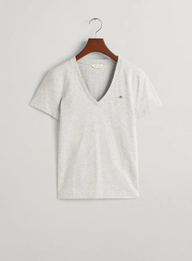 غانت Gant Shield V-Neck T-Shirt