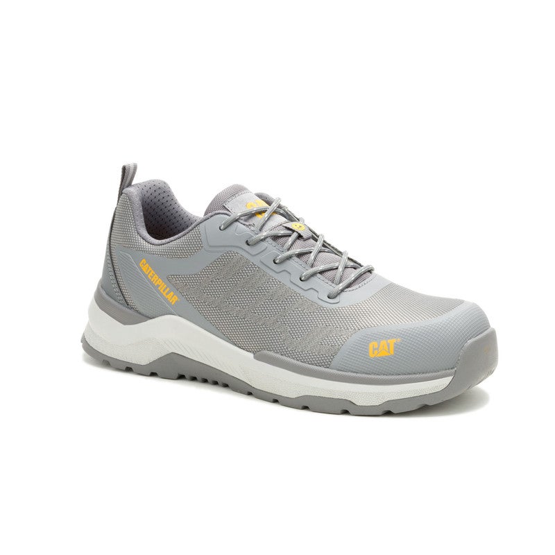 CATERPILLAR CAT Inductor Mesh Lo S3S Safety Shoes for Men – Composite Toe, ESD, Slip Resistant, Grey - Image 2