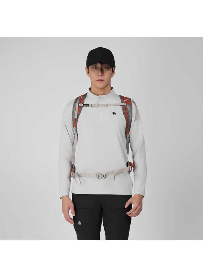 Scaler Quick Dry T-Shirt Men Women Outdoor Sun Protection Upf50+ Running Stand Collar Long Sleeve Breathable Elastic Top F4616D16 - Image 2