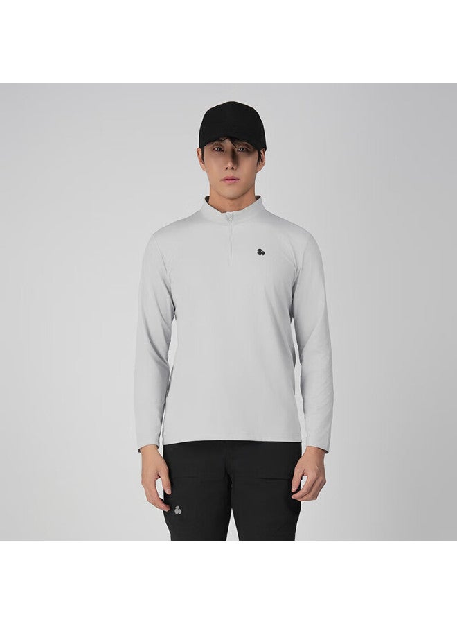 Scaler Quick Dry T-Shirt Men Women Outdoor Sun Protection Upf50+ Running Stand Collar Long Sleeve Breathable Elastic Top F4616D16 - Image 1