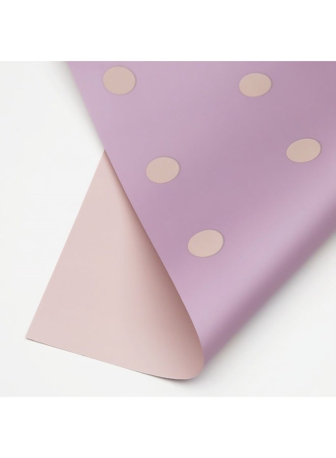 Si Bonne Premium Reserve Dotty Purple Gift Wrapping Paper 20 Sheets/Bag 58 x 58 cm - Image 1