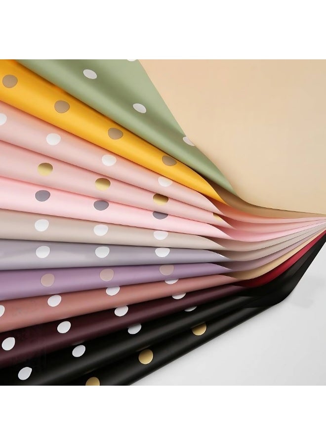 Si Bonne Premium Reserve Dotty Purple Gift Wrapping Paper 20 Sheets/Bag 58 x 58 cm - Image 3