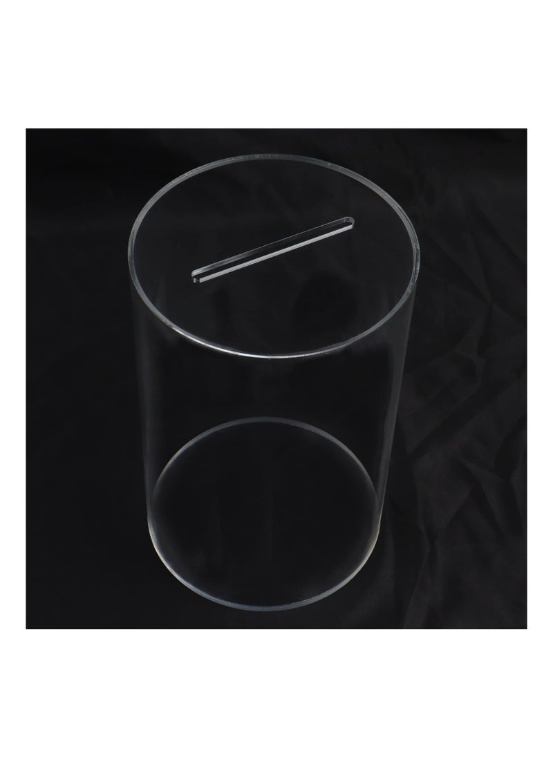Generic - Clear Acrylic Breakable Piggy Bank, 10” x 6” Transparent Money Box for Kids and Adults, Perfect for Saving Money on Table, Nightstand, or Shelf - Great Gift Idea (1 Pack) - Image 1