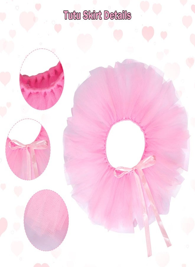 Gvhntk Dog Party Supplies Set - Pink Tutu Skirt, Birthday Hat, Necklace for Puppy Cat Halloween Wedding Costume - Image 3