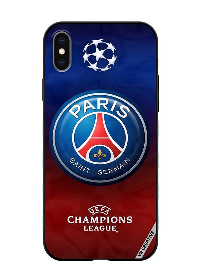 VR CREATIVE غطاء حماية لجهاز آبل آيفون X/XS بتصميم بيسج متعدد الألوان - Image 1