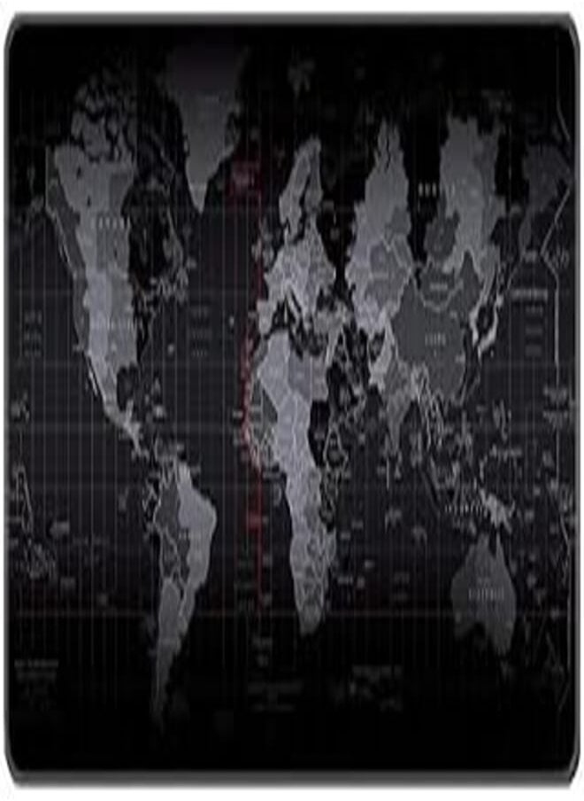 Generic - Gaming Mouse Pad Large Extended Mouse Mat with Stitched Edge Desk Mat Keyboard Pad for Laptop Computer Desktop PC Gamer Office and Home Non-Slip Rubber Mousepad Map (70-30CM) - Image 1