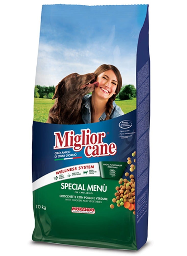 ميغليور كاين قائمة طعام خاصة من ميجليور مع الدجاج والخضروات