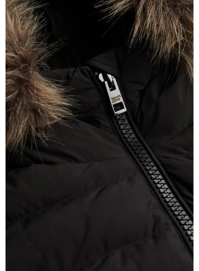Superdry  Fuji Faux Fur Hooded Gilet for Women | Best Price UAE