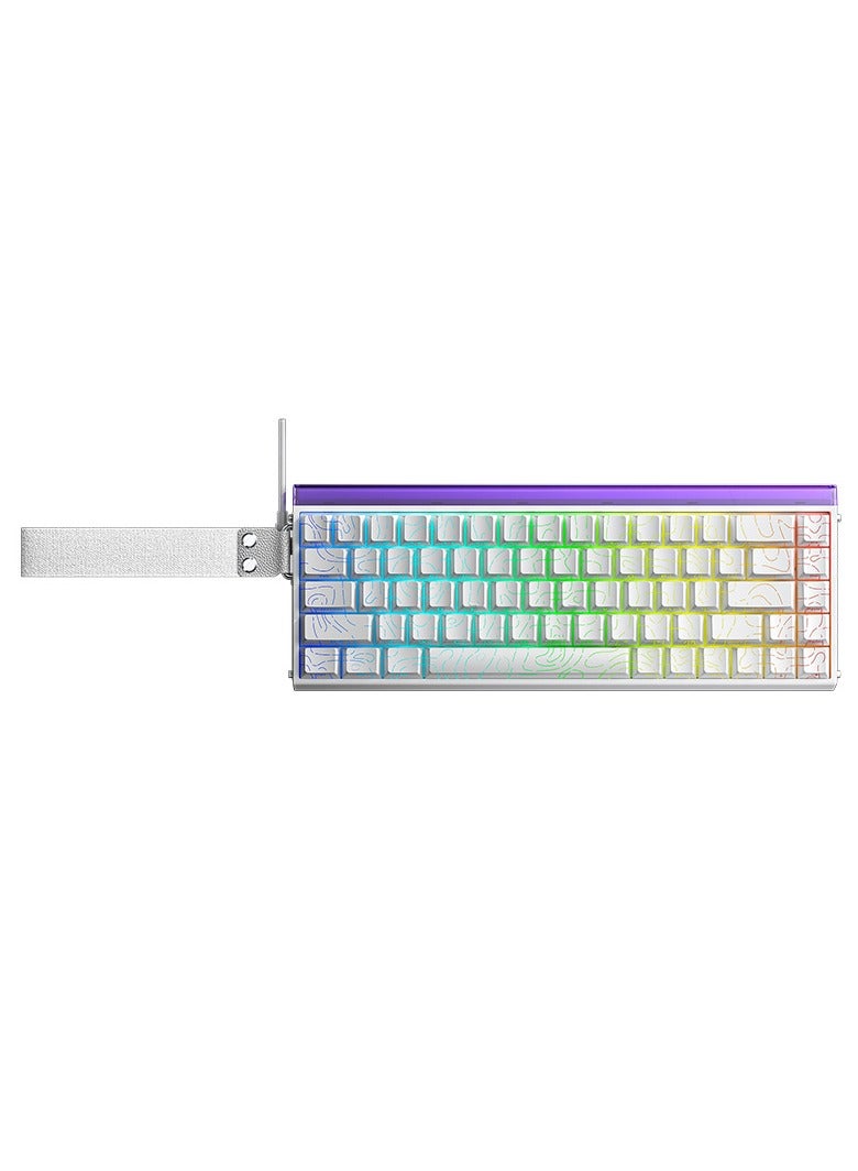AULA Hero 68 HE 60% Gaming Keyboard Wired, Hall Effect Magnetic Black King Switch Keyboard with 8K Hz Polling Rate, Side Printed PBT Keycaps, RGB Neon Light Box, Customizable Web Software for PC/Mac Gamers  - Image 1