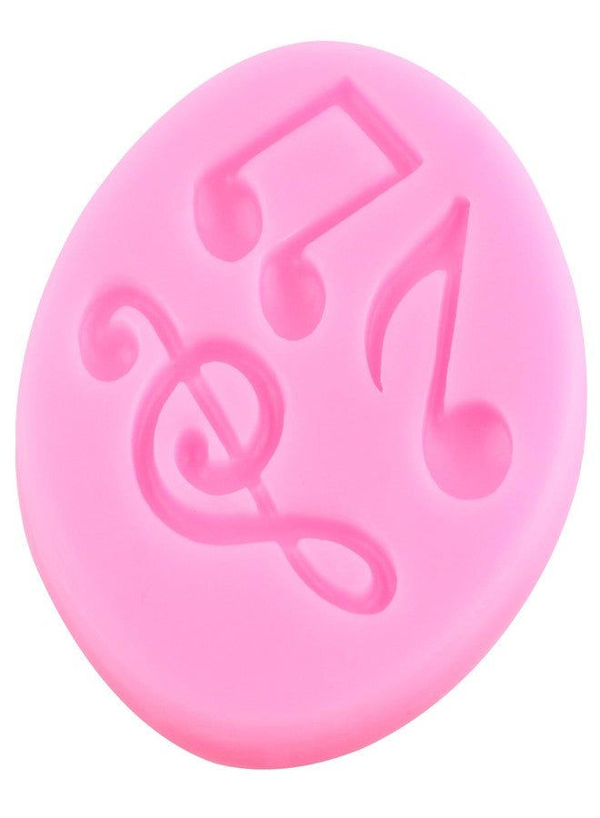 RFGHAC Music Note Fondant Mold Musical Note Silicone Chocolate Molds for Cake Decorating Cupcake Topper Candy Sugar Gum Paste Polymer Clay Set Of 2 - Image 3