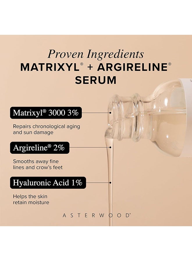 أستروود Matrixyl 3000 + Argireline Serum 29ml, مكافحة الشيخوخة, تعزيز الكولاجين وتقليل التجاعيد, مصل مكافحة الشيخوخة مع حمض الهيالورونيك, مصل الببتيدات للوجه - Image 3