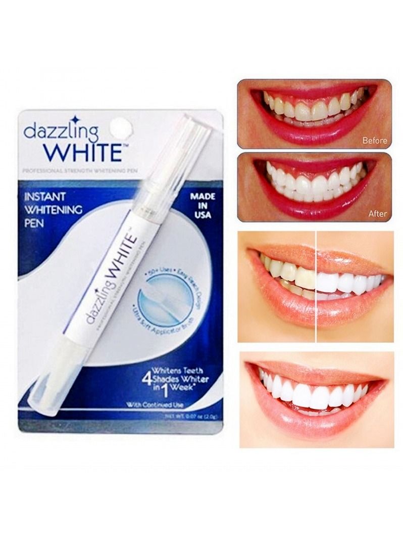 Dazzling White Dental Teeth Whitening Tooth Cleaning Rotary Peroxide Gel Bleaching Kit Dental Dazzling White Teeth Whitening Pen - Image 1