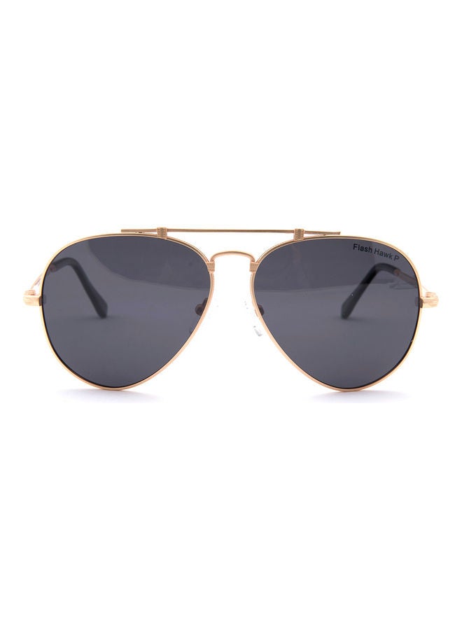 Flash Hawk Unisex Polarized Aviator Sunglasses 8125-7 - Image 1