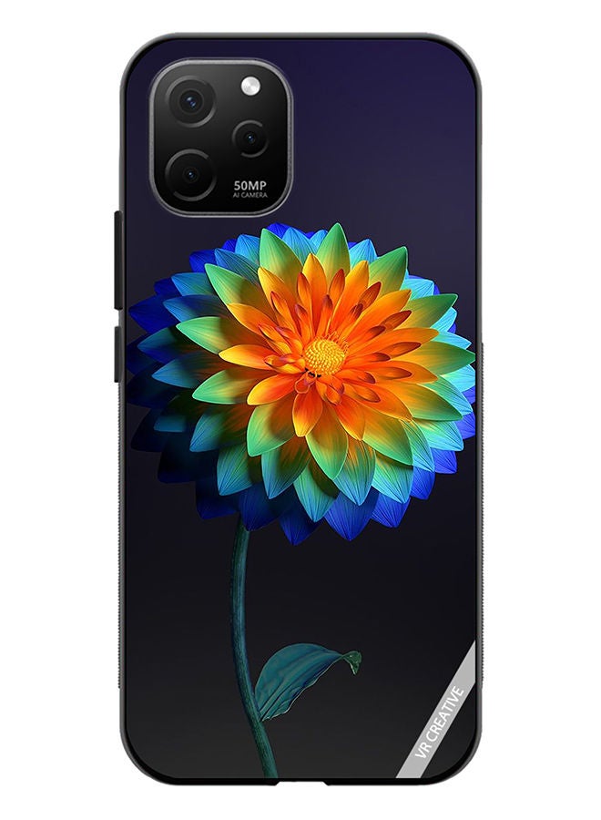 VR CREATIVE Protective Case Cover For Huawei Nova Y61 Flower Design Multicolour - Image 1