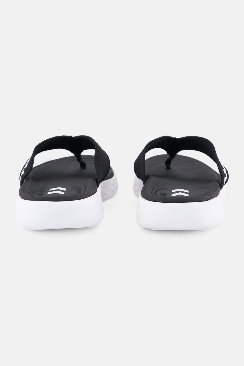 Hummel Kids Boy Slip On Flip Flop Slippers, Black  - Image 2