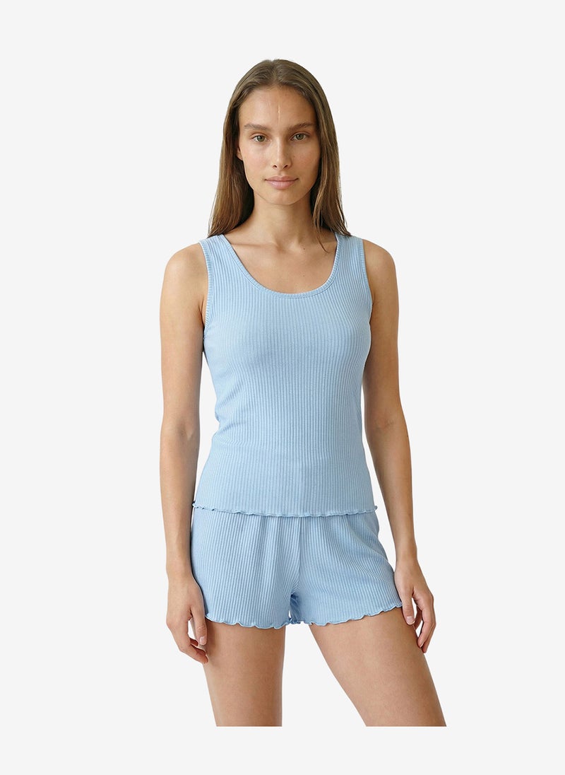 Penti Women Ella Solid Blue Camisole - Image 1