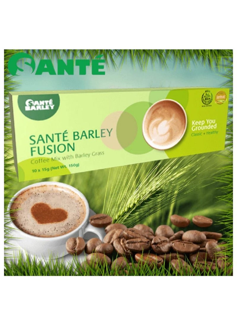 Sante - Barley Fusion Coffee Mix 10 Sachets - Image 1