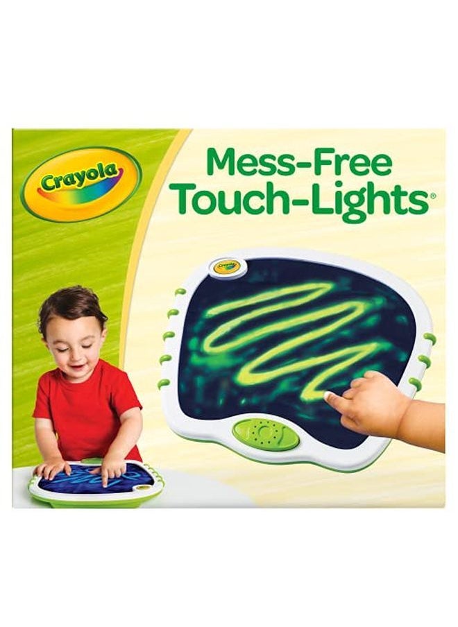 Crayola - My First Touch Lights Musical Doodle Board Toddler Toy Gift White Green - Image 1