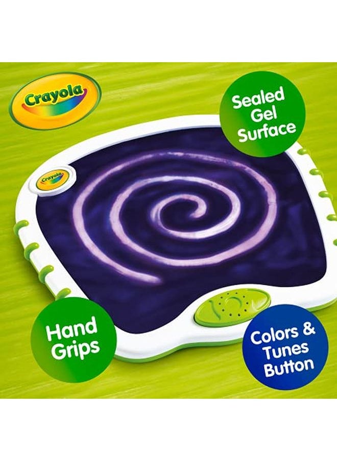 Crayola - My First Touch Lights Musical Doodle Board Toddler Toy Gift White Green - Image 1