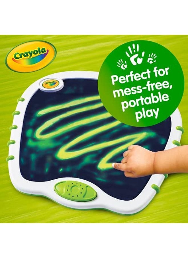 Crayola - My First Touch Lights Musical Doodle Board Toddler Toy Gift White Green - Image 1