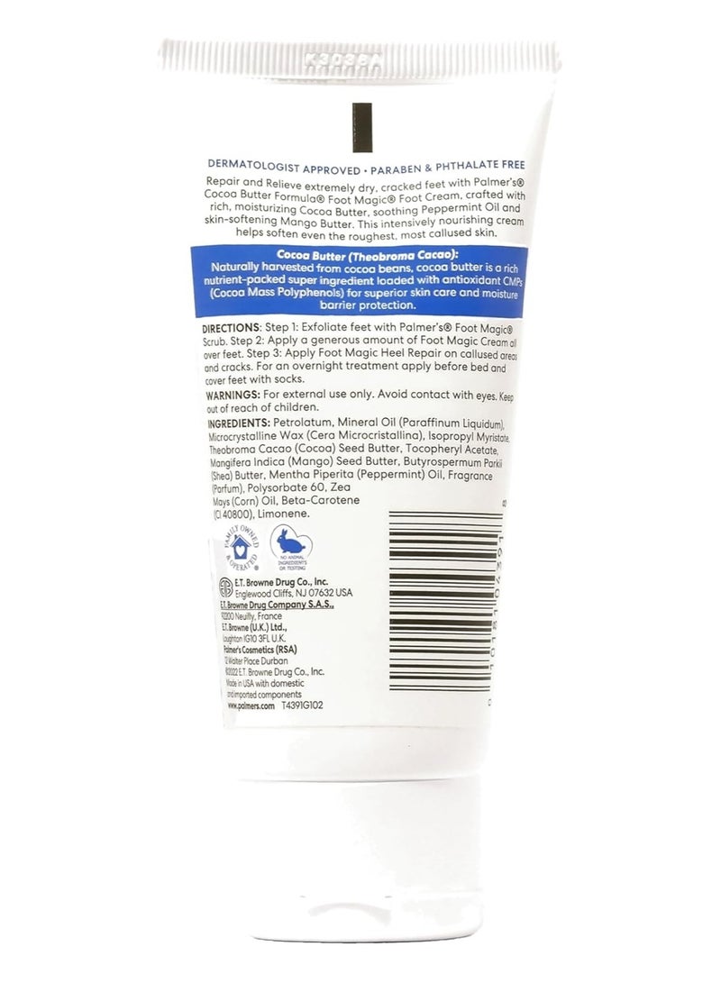PALMER'S Cocoa Butter Formula Foot Magic Moisturizing Cream With Vitamin E 60g - Image 2