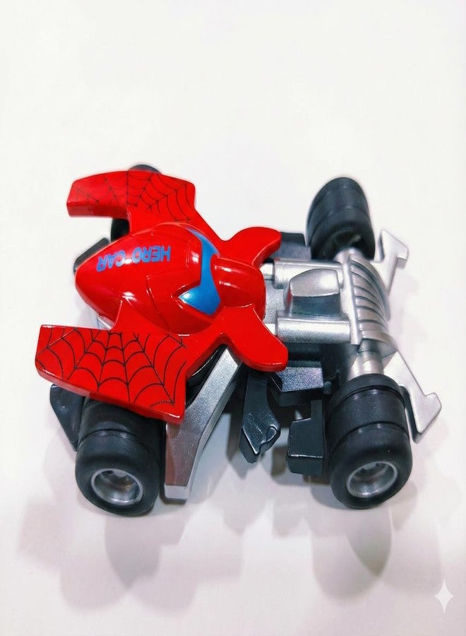 eToymart Mini Metal Die Cast Car Toy Play Set of 2 | Toy Vehicle Play Set | High Speed Unbreakable Small Racing Vehicle Cars for Kids | Exciting Playtime Adventures Toy | 3+ Years- Red - Image 2