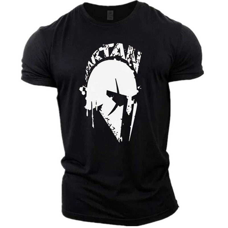Vintage Men'S T Shirt Spartan 3D Printed T-Shirts Summer Sho - Image 1