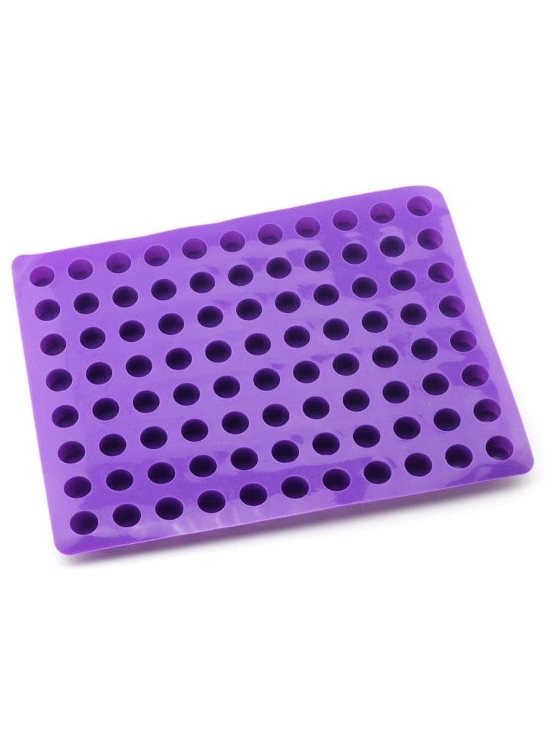 صينية مكعبات الثلج مع غطاء وسلة 2 عبوة من صواني مكعبات الثلج للفريزر 88 قطعة قالب مكعبات الثلج أرجواني - Image 4