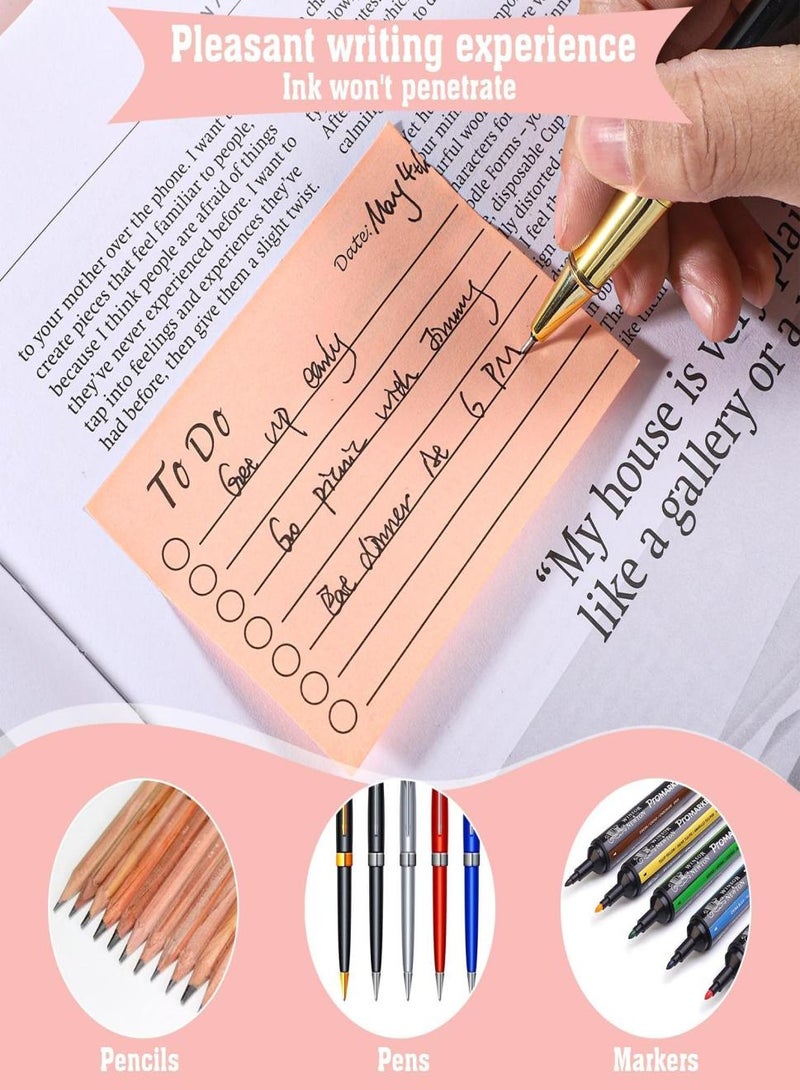 Generic to Do List Sticky Notes 9 Pack, Self-Stick Sticky Notes, Colorful Sticky Notes Pad with Lines, Do List Notepads for School Office Meeting Home Plan Reminder Stationery Supplies(450 Sheets)  - Image 4