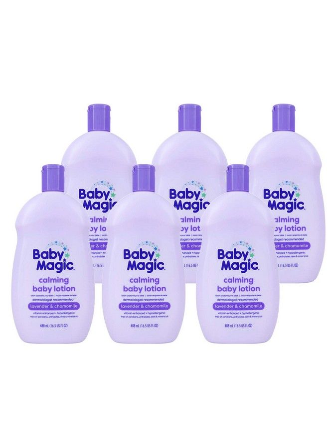 Baby Magic لوشن مهدئ 16.5 أونصة لافندر وبابونج 6 قطع - Image 1