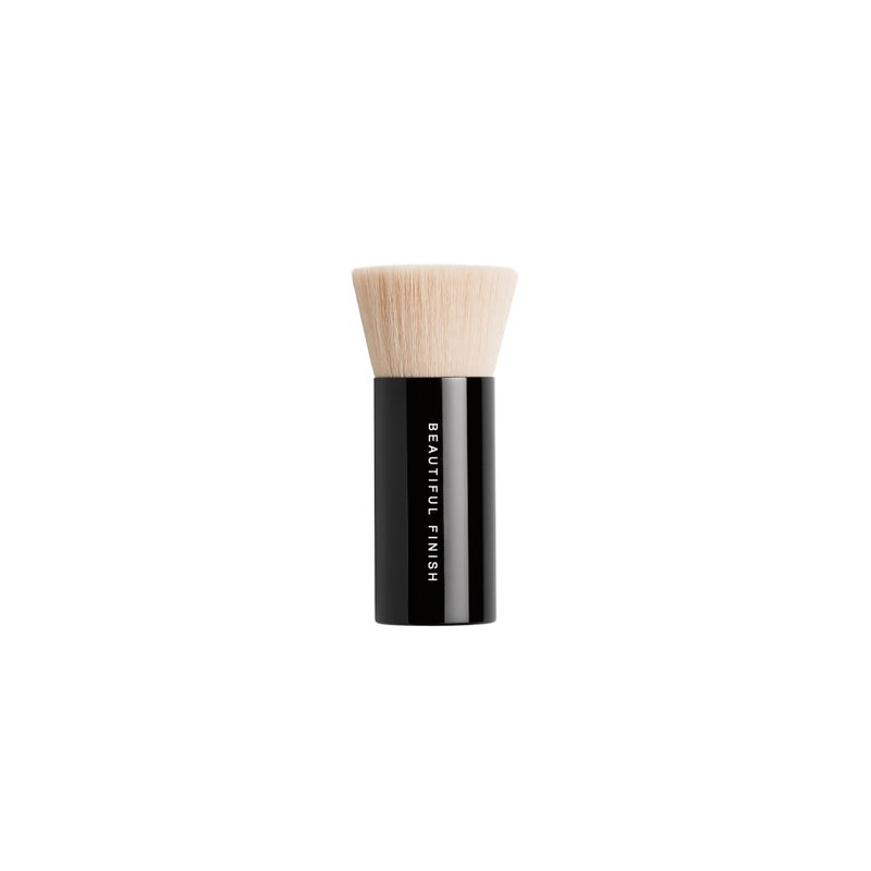 bareMinerals Beautiful Finish Foundation Brush, Foundation Blending Brush, Holds Loose Powder Foundation, Build Coverage, Synthetic Fibers, Vegan - Image 1
