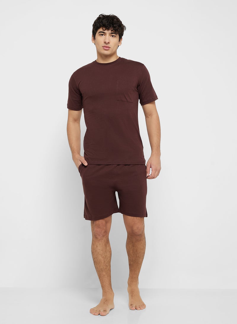 Seventy Five Nightwear T-Shirt & Shorts Sets  - Image 1
