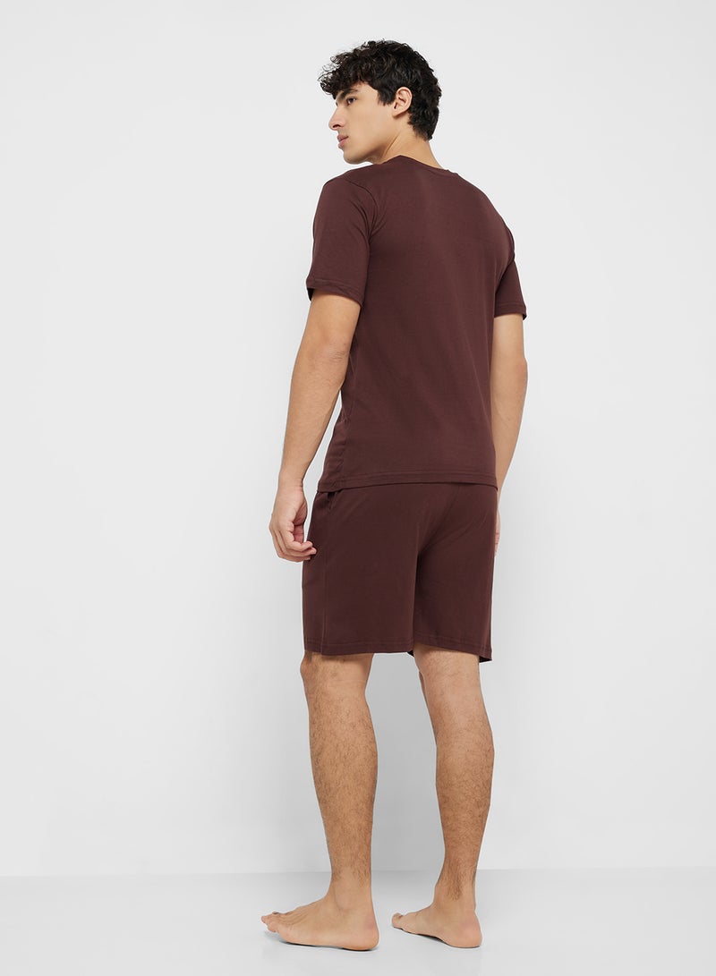 Seventy Five Nightwear T-Shirt & Shorts Sets  - Image 2