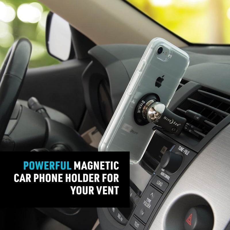 NiteIze Nite Ize Steelie Vent Kit  Magnetic Cell Phone Holder for Car Vents  Phone Mount  Orbiter - Image 3