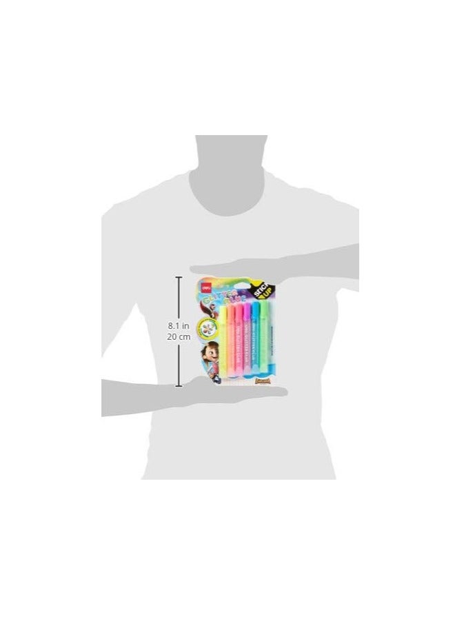 Deli EA71301 Glitter Glue Tube With Precise Nozzle, Ideal For Application E A71301 Pack of 2 - Image 4